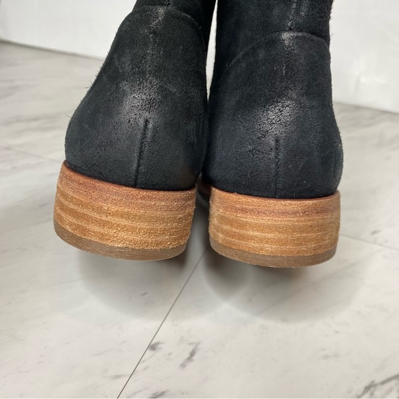 New! Kork Ease Riley Black Distressed Suede Bootie 6M - Picture 4 of 14